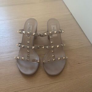 Valentino slide sandals 
Wore once